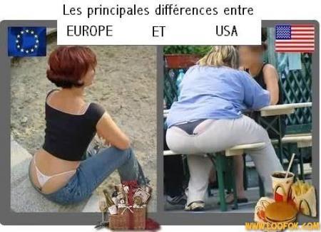 voila la diference entre ma mere et ma belle mere et une copine a elle ma mere europe ca copine usa lol